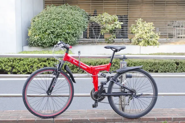 タクシーで自転車を運ぶ 水戸