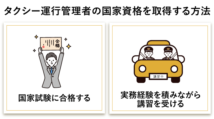 タクシー運行管理者の国家資格を取得する方法